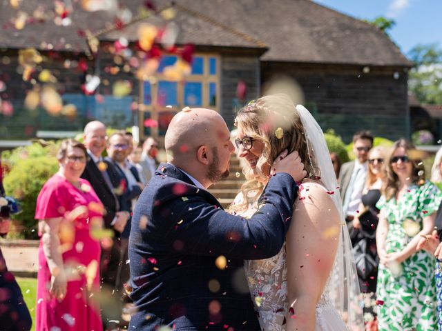Dean and Dawn's Wedding in Lower Beeding, West Sussex 33