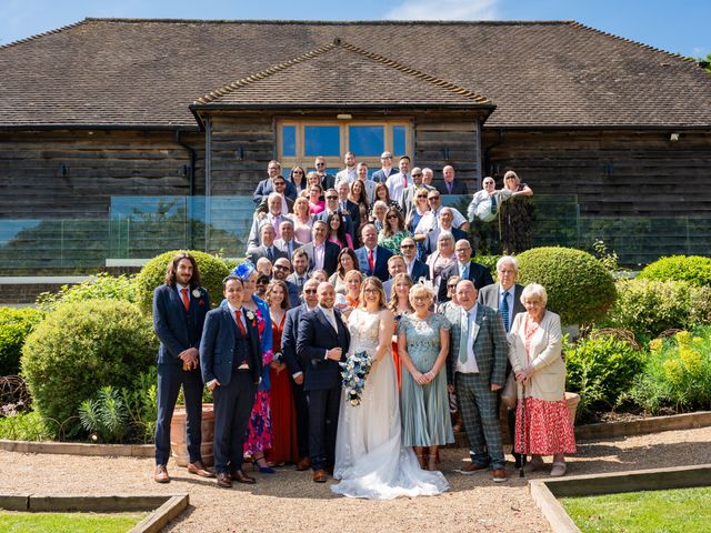 Dean and Dawn's Wedding in Lower Beeding, West Sussex 34