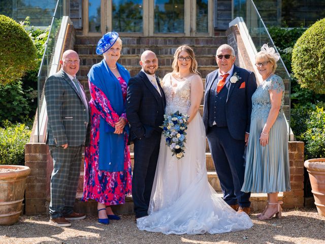 Dean and Dawn's Wedding in Lower Beeding, West Sussex 42