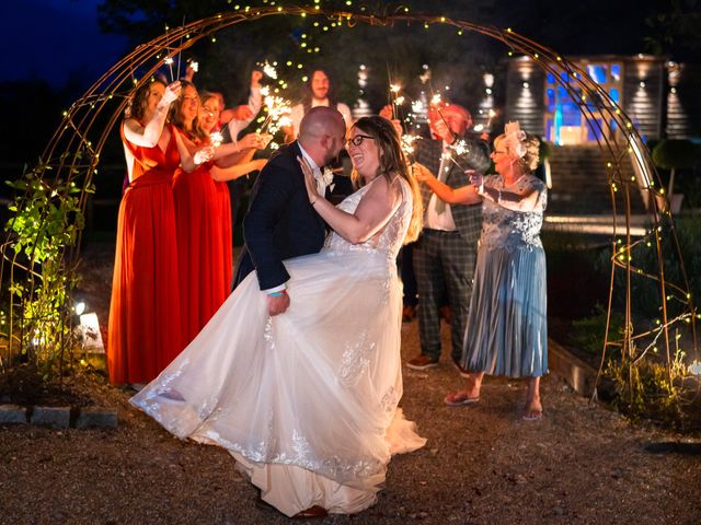 Dean and Dawn's Wedding in Lower Beeding, West Sussex 57