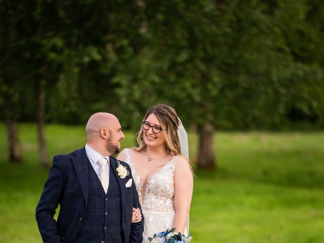 Dean and Dawn's Wedding in Lower Beeding, West Sussex 59