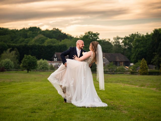 Dean and Dawn's Wedding in Lower Beeding, West Sussex 62