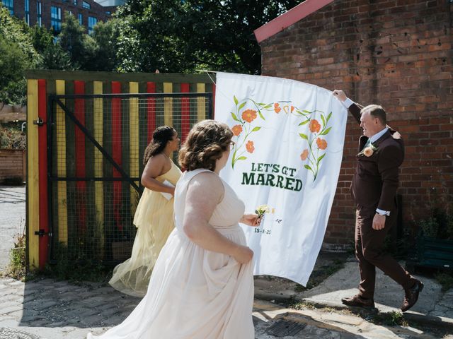 Scarlett and Natasha's Wedding in Manchester, Greater Manchester 8