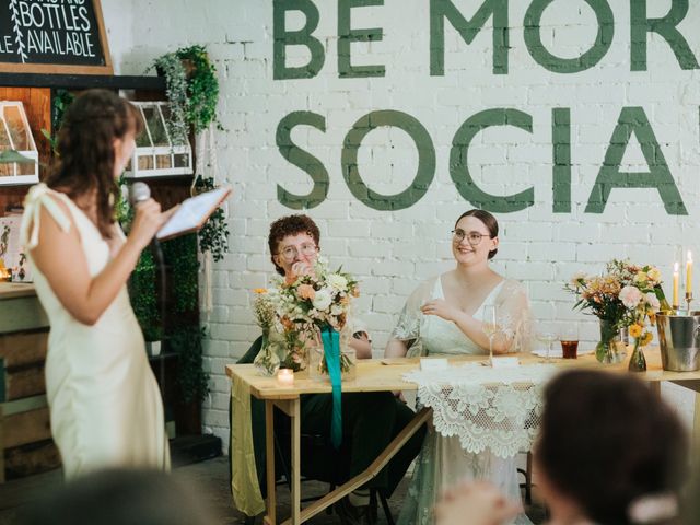 Scarlett and Natasha's Wedding in Manchester, Greater Manchester 38