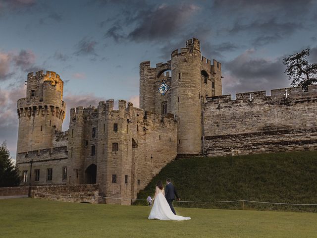 Dominic and Amy's Wedding in Warwick, Warwickshire 42