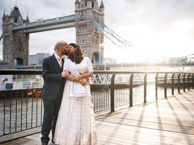 Raffaele and Rachel&apos;s Wedding in London Bridge, East Central London 9