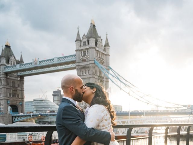 Raffaele and Rachel&apos;s Wedding in London Bridge, East Central London 10