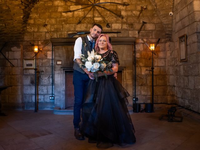 Jake and Bex's Wedding in Bamburgh, Northumberland 9
