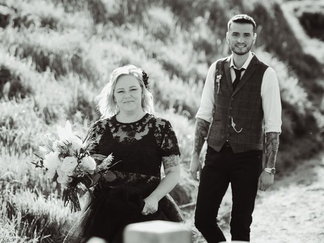 Jake and Bex's Wedding in Bamburgh, Northumberland 15