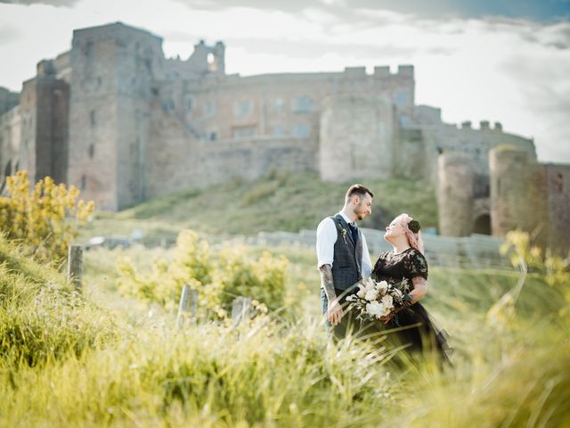 Jake and Bex's Wedding in Bamburgh, Northumberland 1