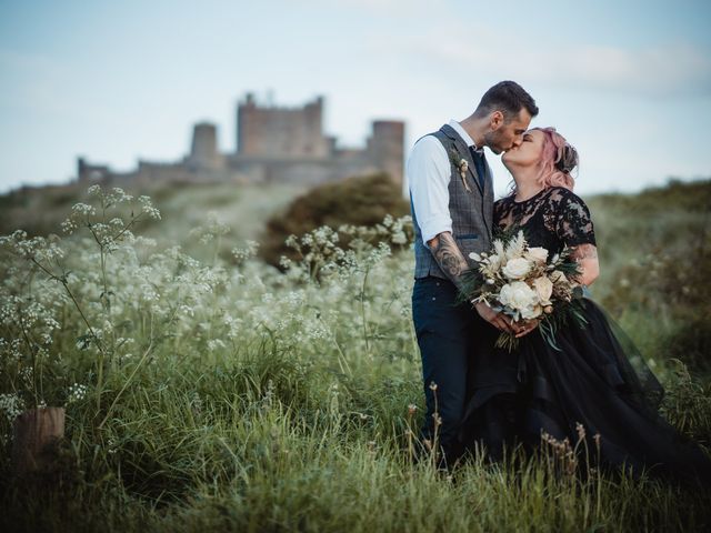 Jake and Bex's Wedding in Bamburgh, Northumberland 2