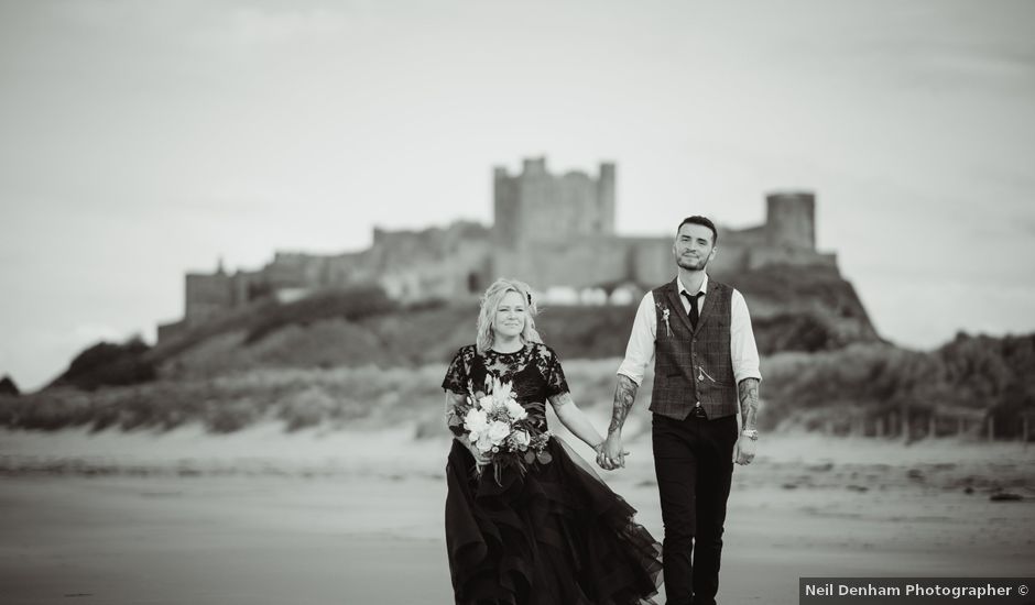 Jake and Bex's Wedding in Bamburgh, Northumberland