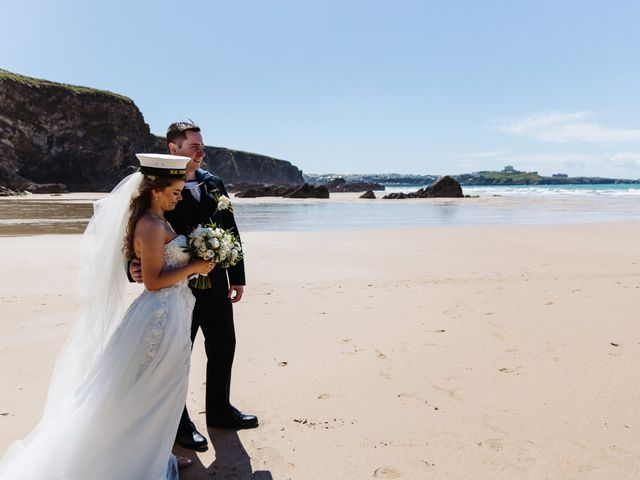 Steven and Hannah&apos;s Wedding in Newquay, Cornwall 18
