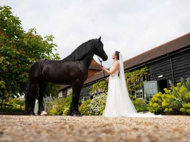 Gus and Nicky's Wedding in Bramber, West Sussex 20