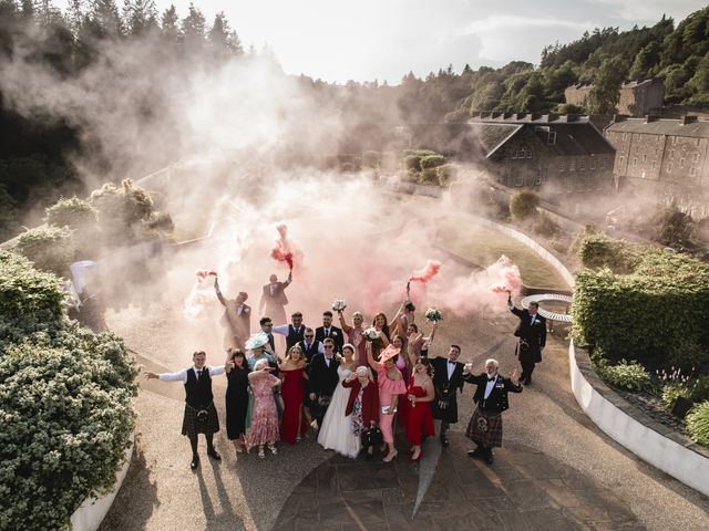 Chloe and Chris's Wedding in New Lanark, Central &amp; Glasgow 2