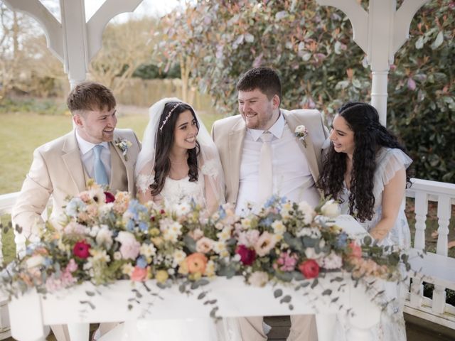 Harry and Ella's Wedding in Swingfield Minnis, Kent 7