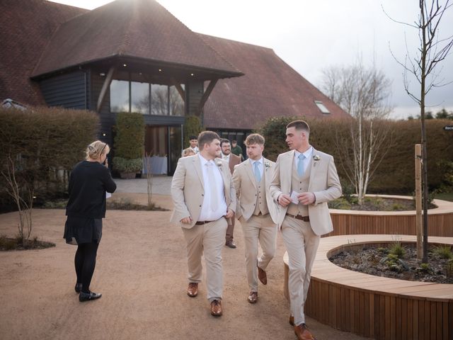 Harry and Ella's Wedding in Swingfield Minnis, Kent 22