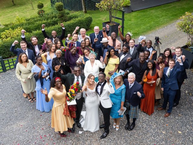 Ufuoma and Abigail's Wedding in Scottish Borders, Lothian &amp; Borders 11