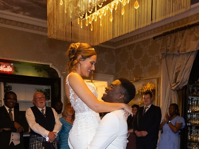 Ufuoma and Abigail's Wedding in Scottish Borders, Lothian &amp; Borders 28