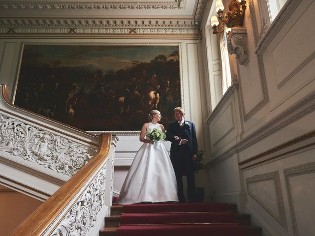 John and Rebecca&apos;s Wedding in Knowsley Hall, Merseyside 51