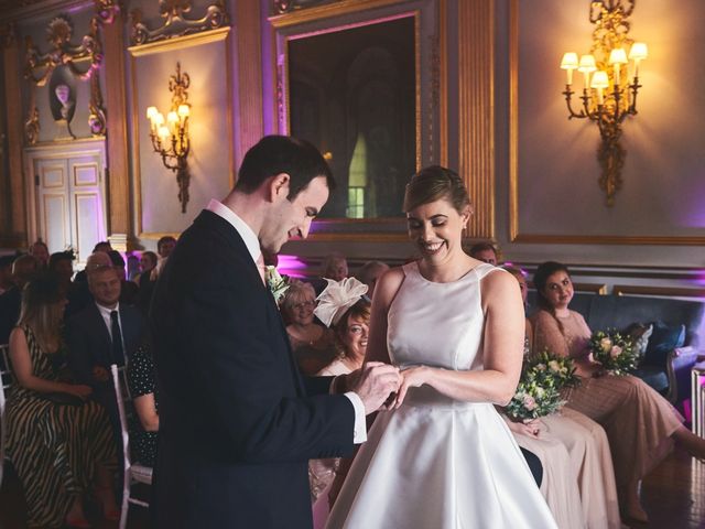 John and Rebecca&apos;s Wedding in Knowsley Hall, Merseyside 58