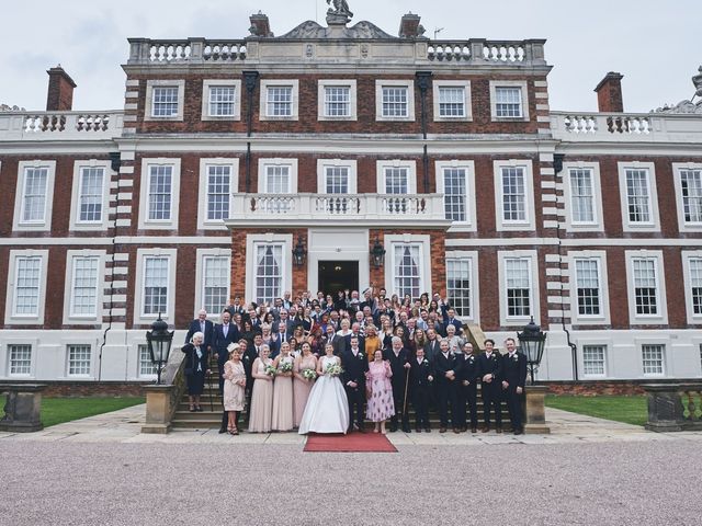 John and Rebecca&apos;s Wedding in Knowsley Hall, Merseyside 78