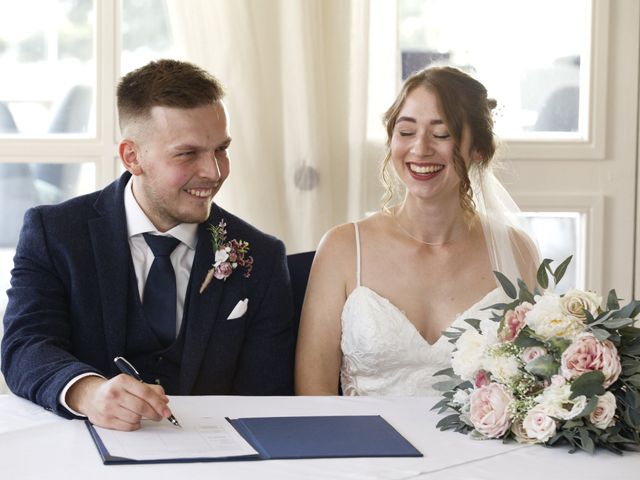 Jordan and Katie&apos;s Wedding in Christchurch, Dorset 16