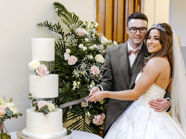David and Jessica&apos;s Wedding in York, North Yorkshire 155