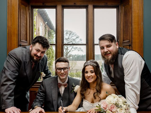 David and Jessica&apos;s Wedding in York, North Yorkshire 158