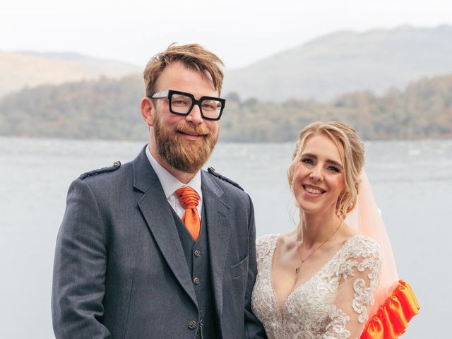 Callum and Ashleigh's Wedding in Loch Lomond, Perthshire 6