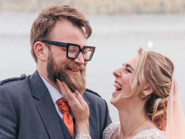Callum and Ashleigh's Wedding in Loch Lomond, Perthshire 7