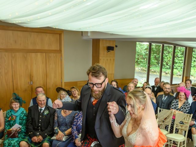 Callum and Ashleigh's Wedding in Loch Lomond, Perthshire 12