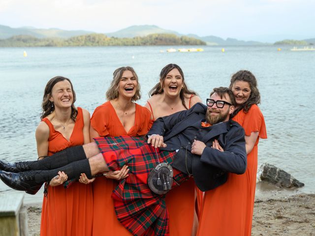 Callum and Ashleigh's Wedding in Loch Lomond, Perthshire 1