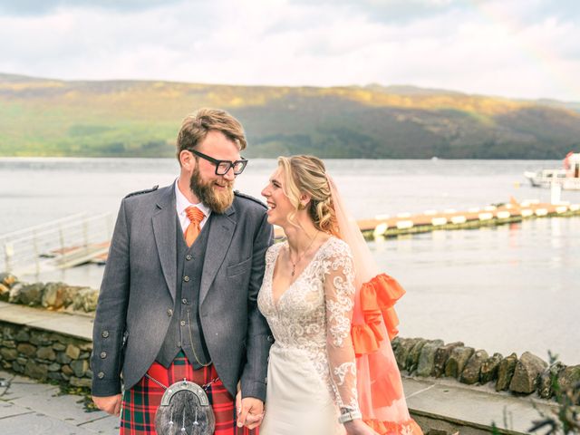 Callum and Ashleigh's Wedding in Loch Lomond, Perthshire 25