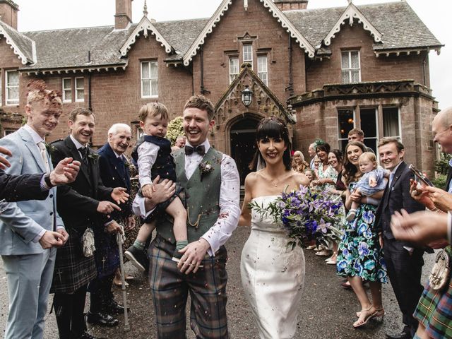 Alasdair and Claire's Wedding in Blairgowrie, Perthshire 7