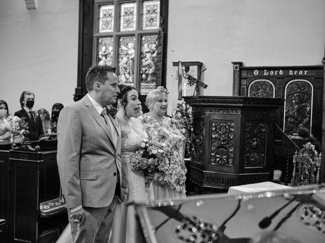 Ted and Charlotte&apos;s Wedding in Adlington, Cheshire 9