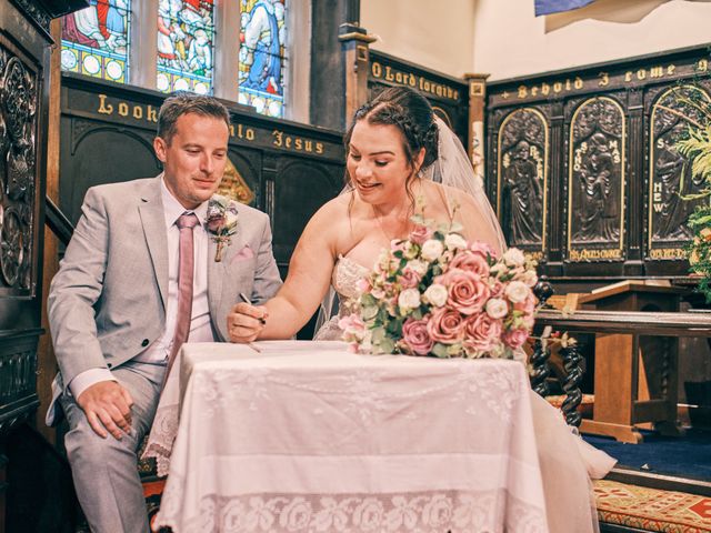 Ted and Charlotte&apos;s Wedding in Adlington, Cheshire 10