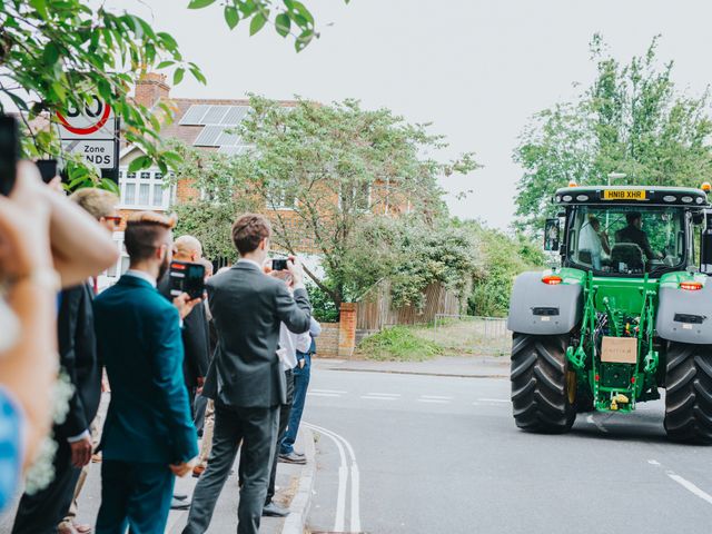 Hayden and Hannah&apos;s Wedding in Old Basing, Hampshire 18