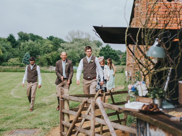 Hayden and Hannah&apos;s Wedding in Old Basing, Hampshire 54