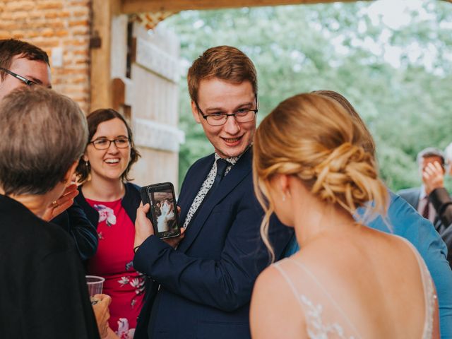 Hayden and Hannah&apos;s Wedding in Old Basing, Hampshire 73