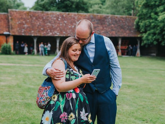 Hayden and Hannah&apos;s Wedding in Old Basing, Hampshire 76