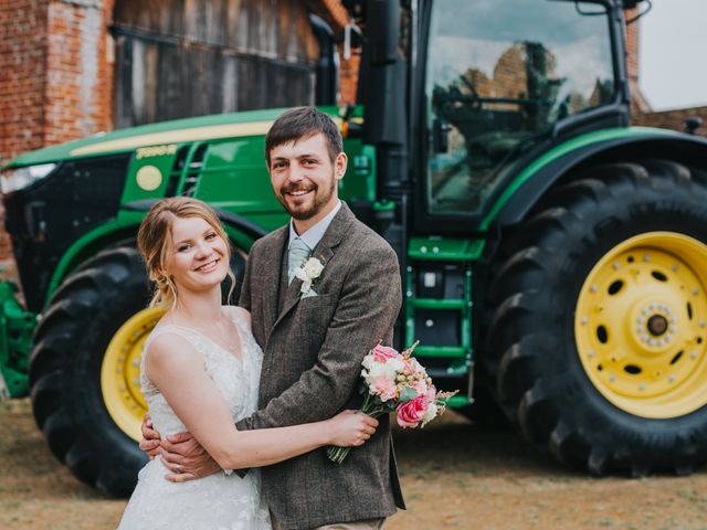 Hayden and Hannah&apos;s Wedding in Old Basing, Hampshire 77