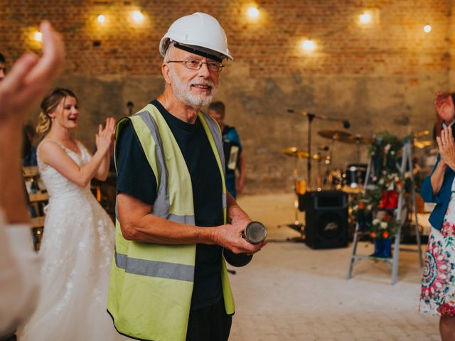 Hayden and Hannah&apos;s Wedding in Old Basing, Hampshire 81