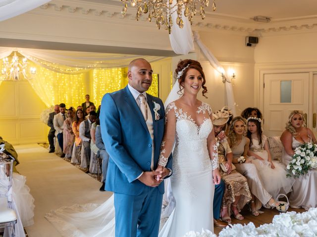 Badou and Candice&apos;s Wedding in Clitheroe, Lancashire 24