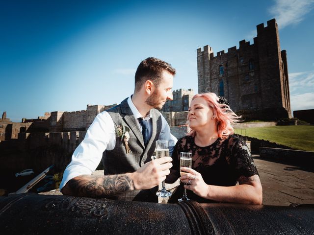 Jake and Bex&apos;s Wedding in Bamburgh, Northumberland 16