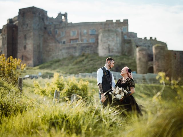 Jake and Bex&apos;s Wedding in Bamburgh, Northumberland 18