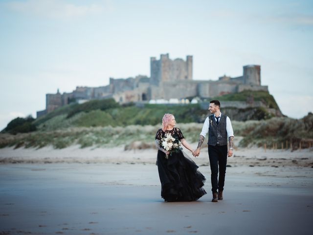 Jake and Bex&apos;s Wedding in Bamburgh, Northumberland 20