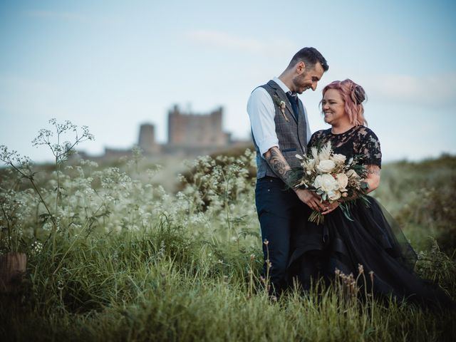 Jake and Bex&apos;s Wedding in Bamburgh, Northumberland 23