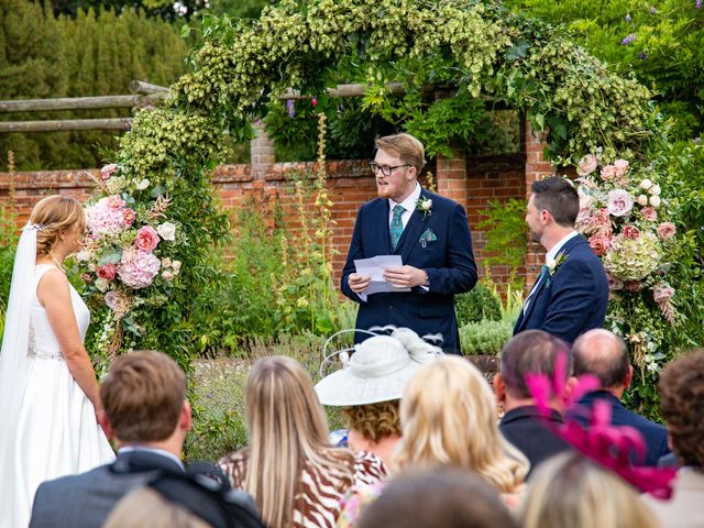 James and Becky&apos;s Wedding in Newmarket, Suffolk 35