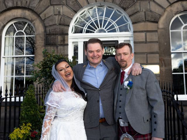 Carol and Barry&apos;s Wedding in Edinburgh, Lothian &amp; Borders 349